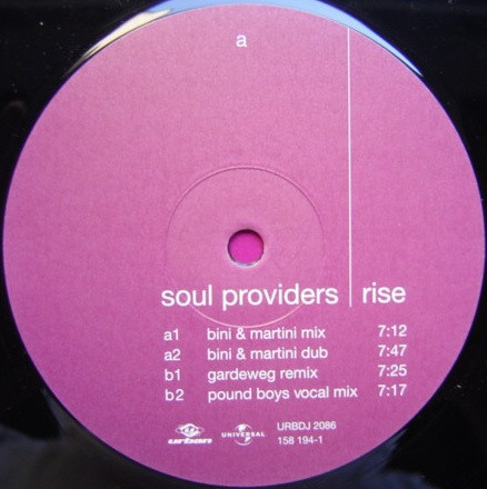 Soul Providers - Rise | Urban (URBDJ 2086) - main
