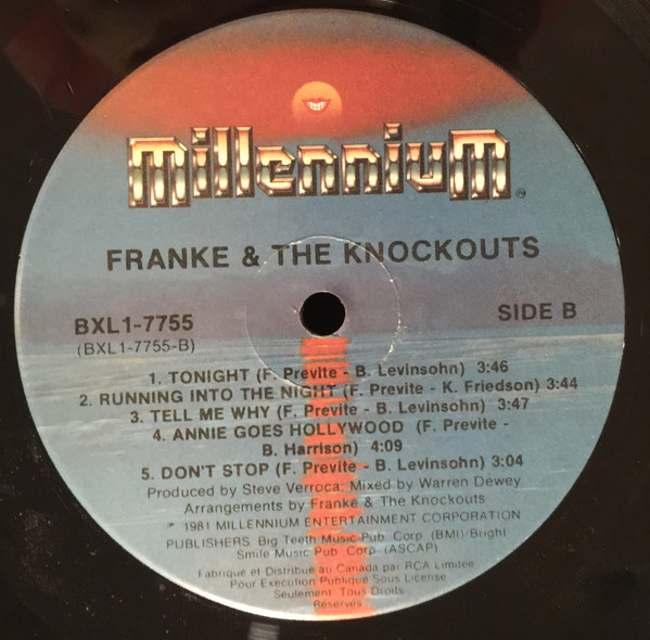 Franke & The Knockouts - Franke & The Knockouts | Millennium (BXL1-7755) - 4 Franke & The Knockouts - Franke & The Knockouts | Millennium (BXL1-7755) - 4