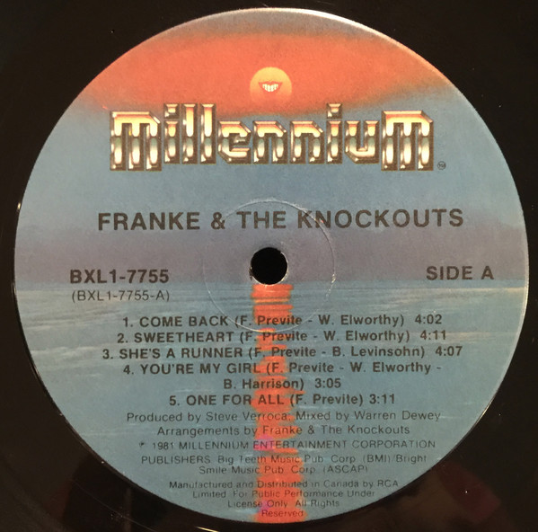 Franke & The Knockouts - Franke & The Knockouts | Millennium (BXL1-7755) - 3 Franke & The Knockouts - Franke & The Knockouts | Millennium (BXL1-7755) - 3