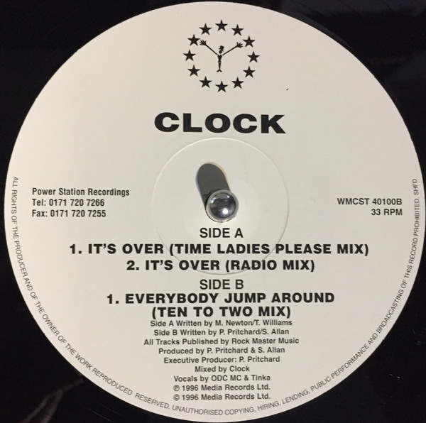 Clock - It's Over | Power Station Recordings (WMCST 40100) - 3