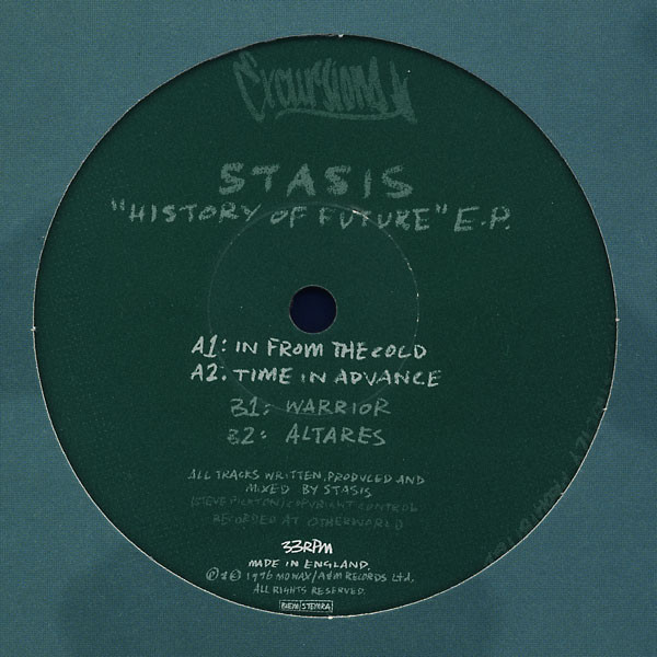 Stasis - History Of Future E.P. | Mo Wax Excursions (MWEX008) - 4