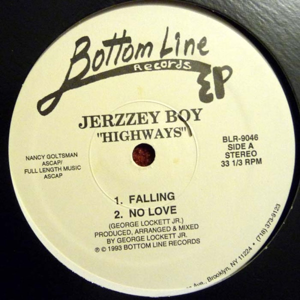 Jerzzey Boy - Highways | Bottom Line Records (BLR-9046)