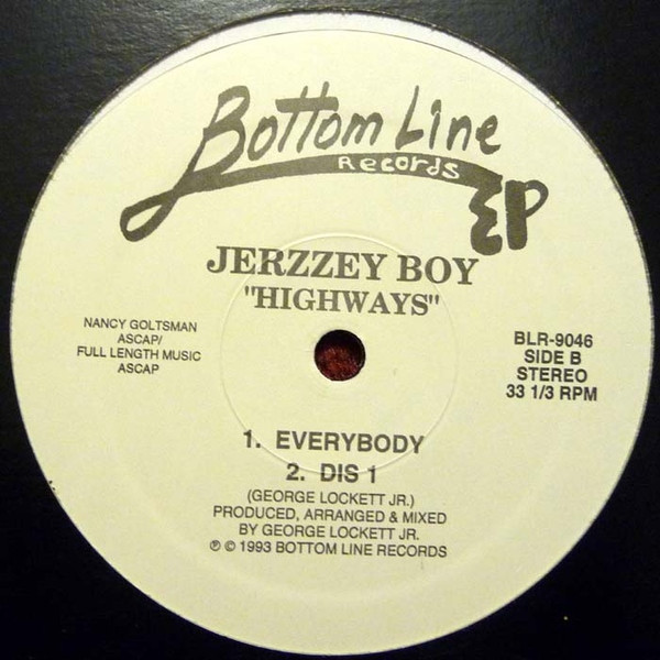 Jerzzey Boy - Highways | Bottom Line Records (BLR-9046) - 2