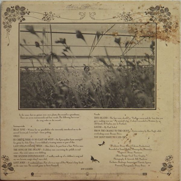 Leo Kottke - Greenhouse | Capitol Records (ST-11000) - 2 Leo Kottke - Greenhouse | Capitol Records (ST-11000) - 2