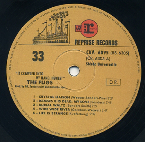 The Fugs - It Crawled Into My Hand, Honest | Reprise Records (CRV 6095) - 3