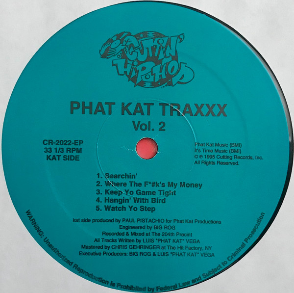 Luis Vega - Phat Kat Traxxx Volume 2 | Cuttin' Hip Hop (CR-2022-EP) - 4