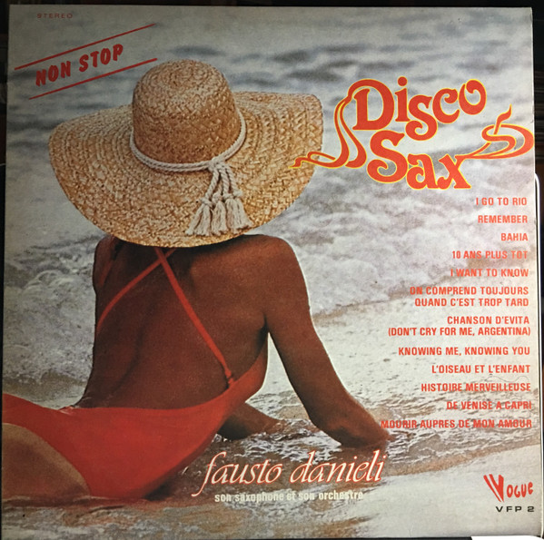 Fausto Danieli, Son Saxophone Et Son Orchestre - Disco Sax | Vogue (VFP 2)