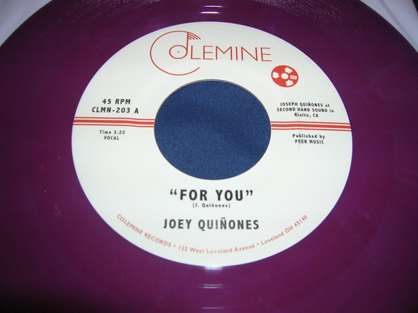 Joey Quiñones - For You | Colemine Records (CLMN-203)