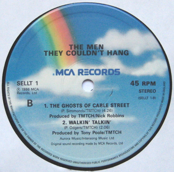 The Men They Couldn't Hang - Gold Rush | MCA Records (SELLT 1) - 4