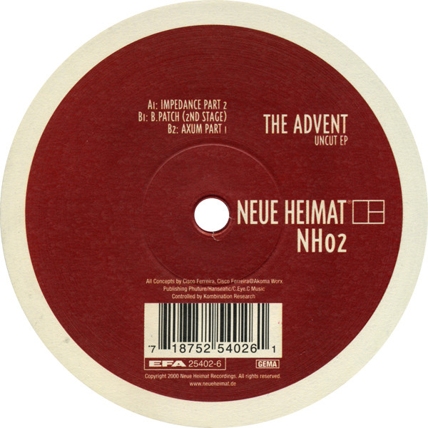 The Advent - Uncut EP | Neue Heimat (NH02) - main