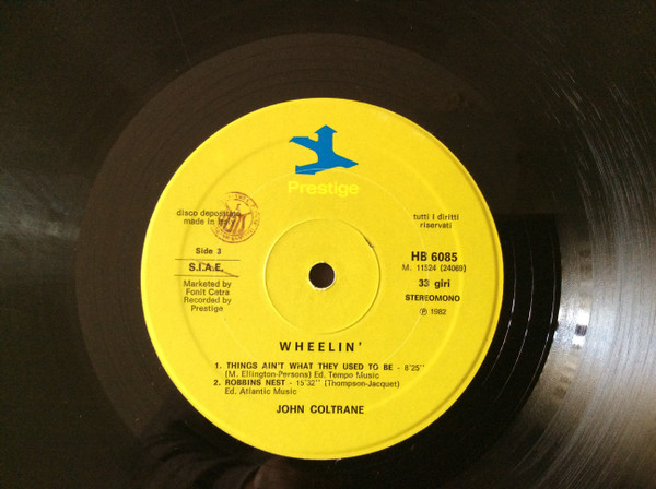 John Coltrane Featuring Paul Quinichette And Mal Waldron - Wheelin' | Prestige (HB 6085) - 2