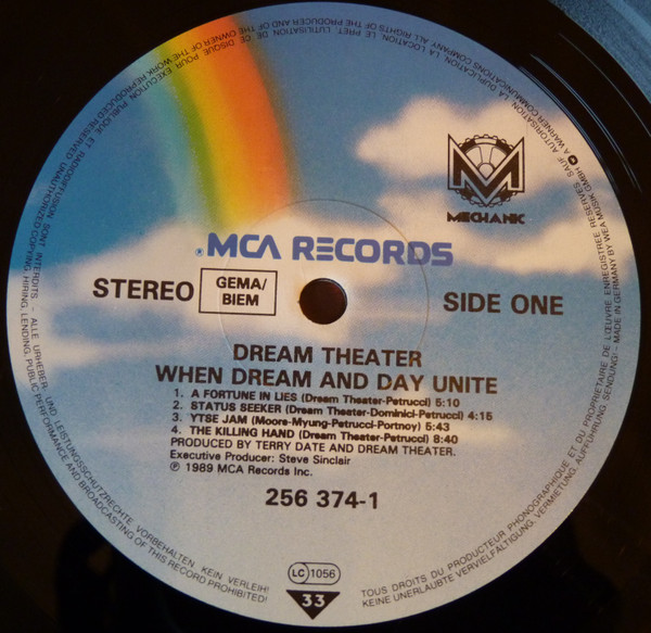 Dream Theater - When Dream And Day Unite | Mechanic Records (256 374-1) - 3 Dream Theater - When Dream And Day Unite | Mechanic Records (256 374-1) - 3