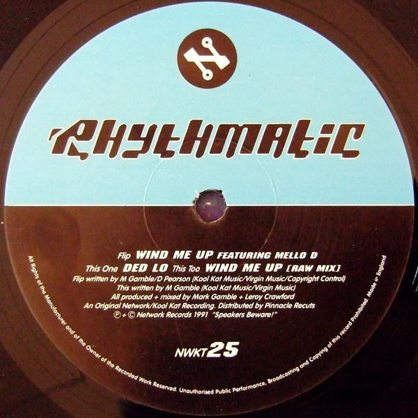 Rhythmatic - Wind Me Up / Ded Lo | Network Records (NWKT25) - 4