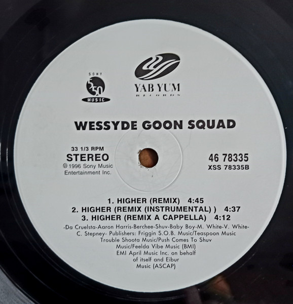 Wessyde Goon Squad - Higher  | 550 Music (46 78335) - 3