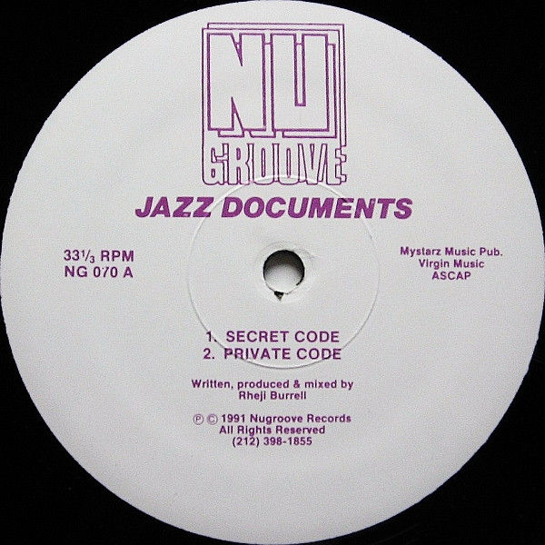 Jazz Documents - Secret Code | Nu Groove Records (NG 070)