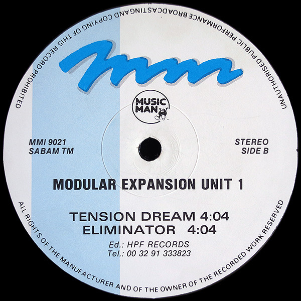 Modular Expansion - Unit 1 | Music Man Records (MMI 9021) - 4