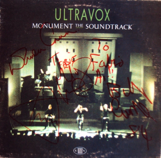 Ultravox - Monument The Soundtrack | Chrysalis (CHG 1452)