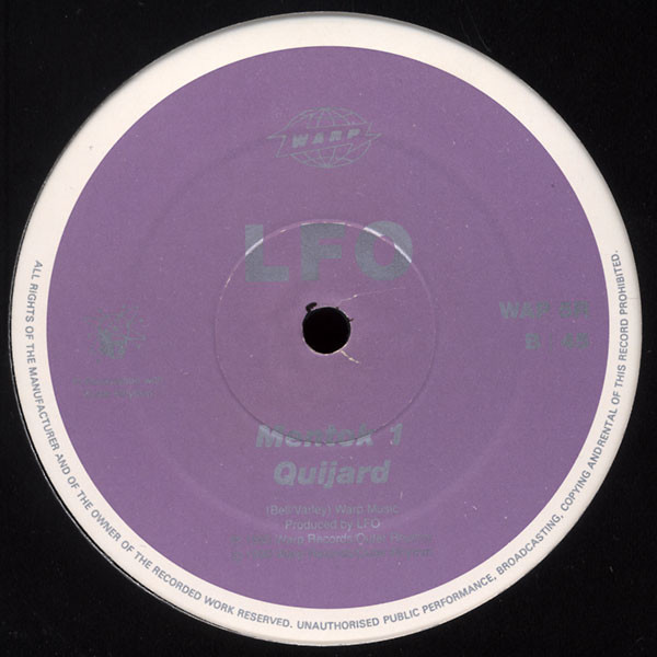 LFO - LFO Remix | Warp Records (WAP 5R) - 4