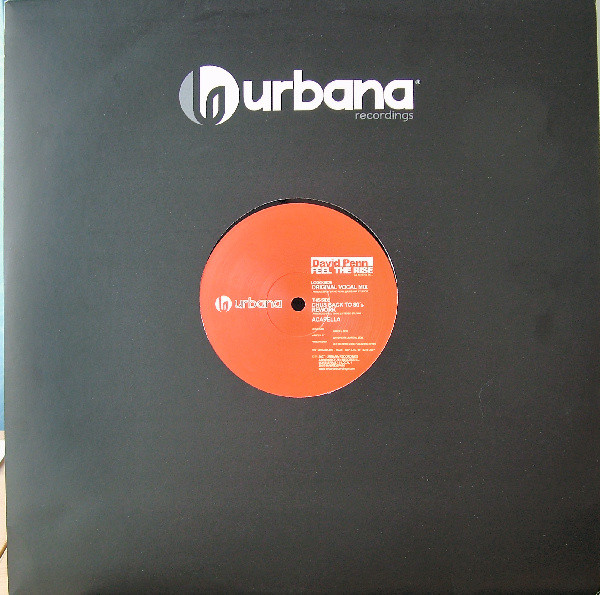 David Penn Feat. Daren J. Bell - Feel The Rise | Urbana Recordings (URBANA 027) - 3 David Penn Feat. Daren J. Bell - Feel The Rise | Urbana Recordings (URBANA 027) - 3