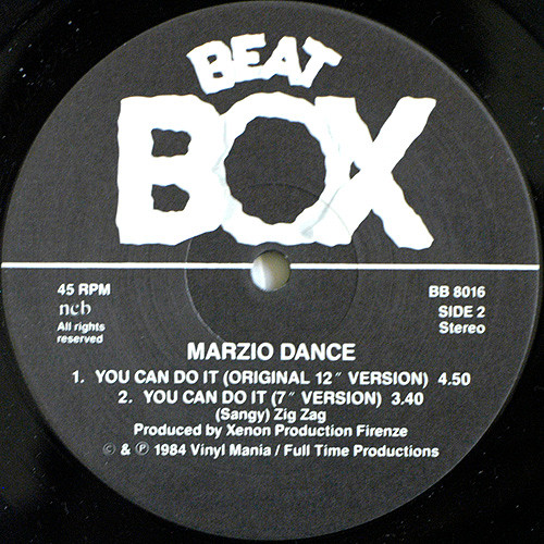Marzio Dance - You Can Do It (Swedish Remix) | Beat Box (BB 8016) - 3 Marzio Dance - You Can Do It (Swedish Remix) | Beat Box (BB 8016) - 3