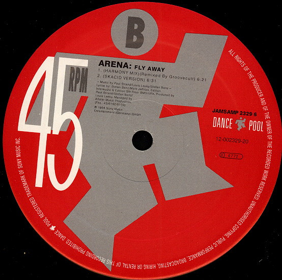 Arena - Fly Away | Dance Pool (JAMSAMP 2329 6) - 2 Arena - Fly Away | Dance Pool (JAMSAMP 2329 6) - 2