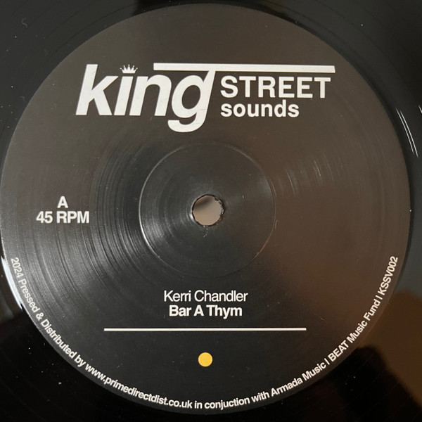 Kerri Chandler - Bar A Thym | BPM King Street Sounds (KSSV002) - main