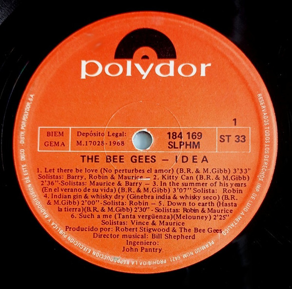 Bee Gees - Idea | Polydor (184 169) - 3