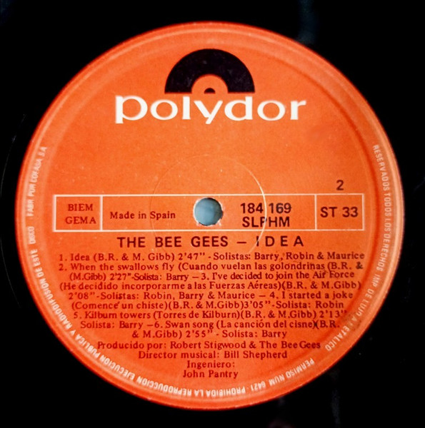Bee Gees - Idea | Polydor (184 169) - 4
