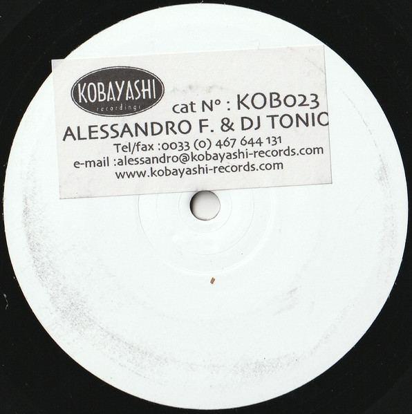 Alessandro F. & DJ Tonio - A6 | Kobayashi Recordings (KOB023)