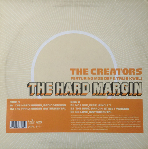 The Creators Featuring Mos Def & Talib Kweli - The Hard Margin | Bad Magic (MAGICT6) - 2