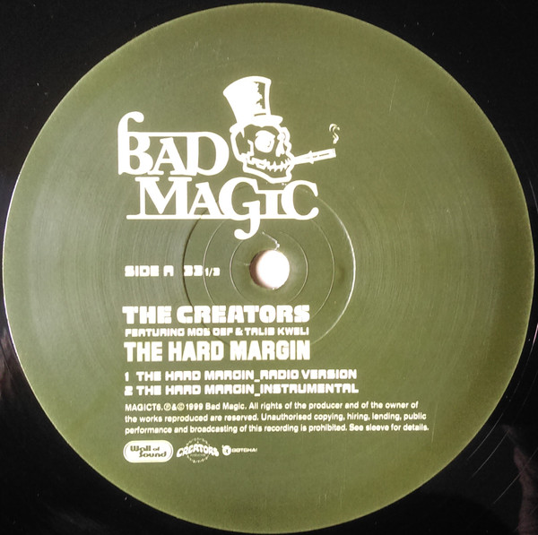 The Creators Featuring Mos Def & Talib Kweli - The Hard Margin | Bad Magic (MAGICT6) - 3