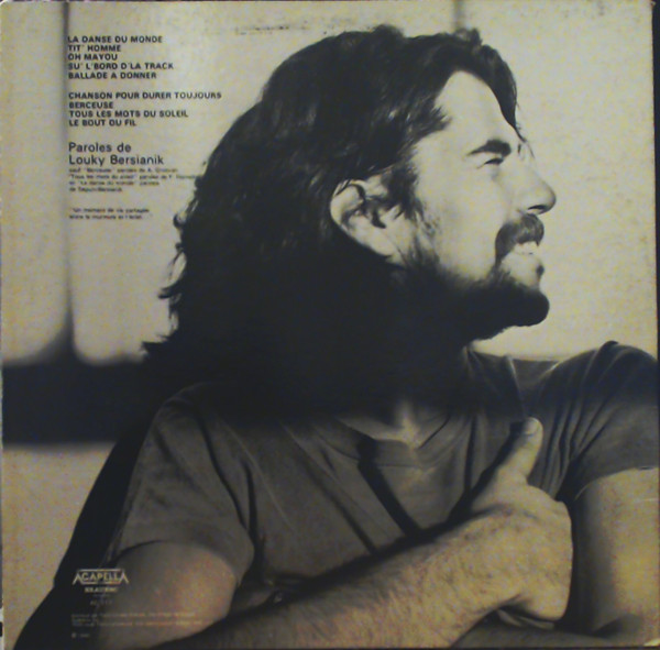 Richard Séguin - Trace Et Contraste | Acapella (AC 117) - 2