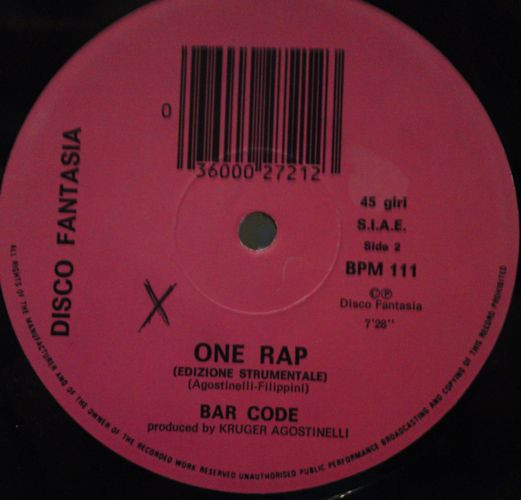 Bar Code - One | Disco Fantasia (001) - 2 Bar Code - One | Disco Fantasia (001) - 2