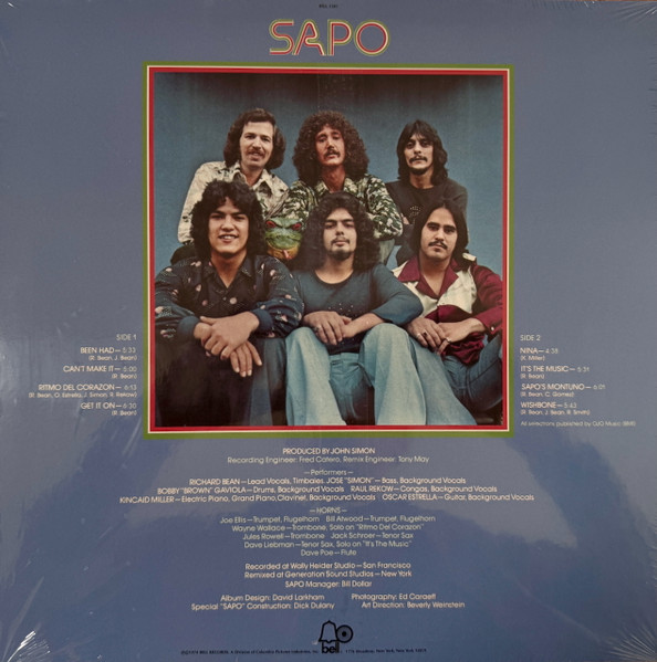 Sapo - Sapo | Bell Records (BELL 1301) - 2