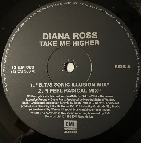 Diana Ross - Take Me Higher | EMI United Kingdom (12 EM 388) - 4 Diana Ross - Take Me Higher | EMI United Kingdom (12 EM 388) - 4