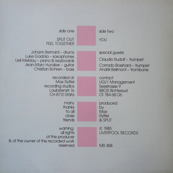 Split - Split Out | Liverpool Record (MR 458) - 2 Split - Split Out | Liverpool Record (MR 458) - 2