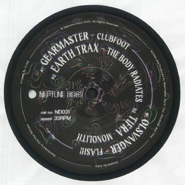 Tifra , Earth Trax , Gearmaster , Olsvangèr - Various Artists Vol 11 | Neptune Discs (ND 031) - main Tifra , Earth Trax , Gearmaster , Olsvangèr - Various Artists Vol 11 | Neptune Discs (ND 031) - main