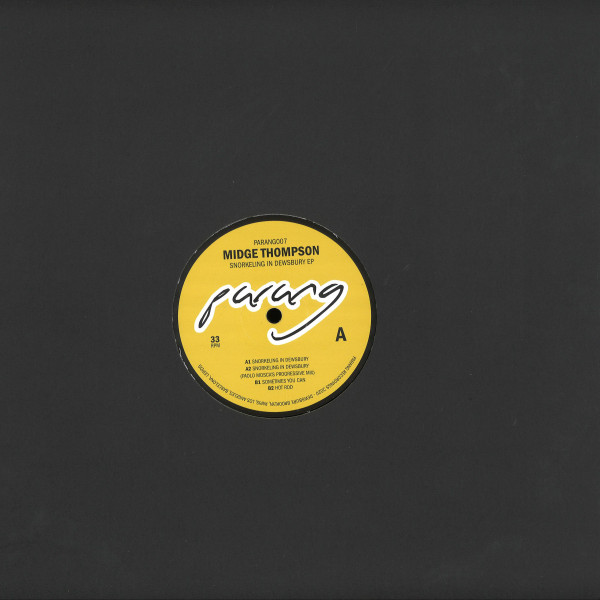 Midge Thompson - Snorkeling In Dewsbury EP (USED) | Parang Recordings (PARANG007) - main