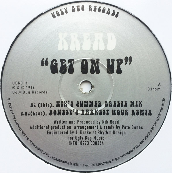 Kread - Get On Up | Ugly Bug Records (UBR013)