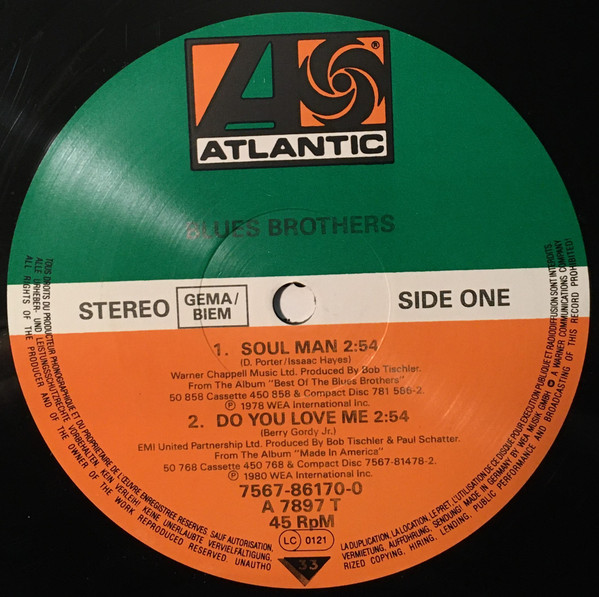 The Blues Brothers - Soul Man | Atlantic (7567-86170-0) - 3