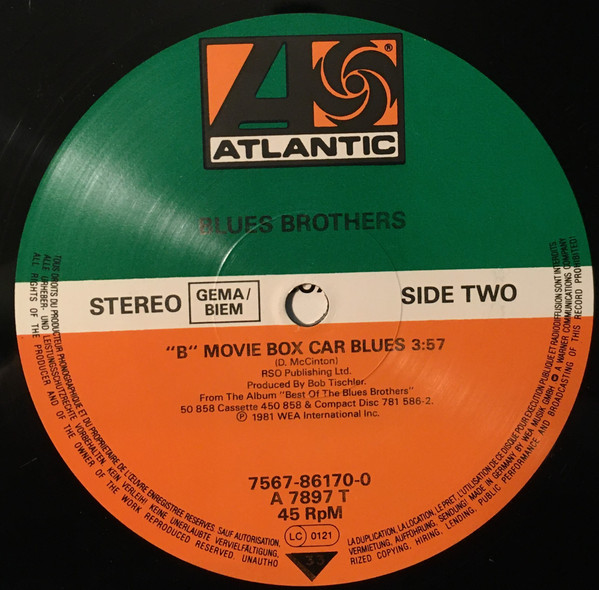The Blues Brothers - Soul Man | Atlantic (7567-86170-0) - 4