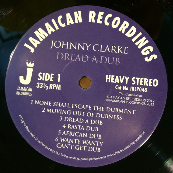 Johnny Clarke - Dread A Dub | Jamaican Recordings (JRLP048) - 3