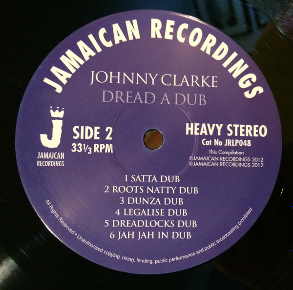 Johnny Clarke - Dread A Dub | Jamaican Recordings (JRLP048) - 4