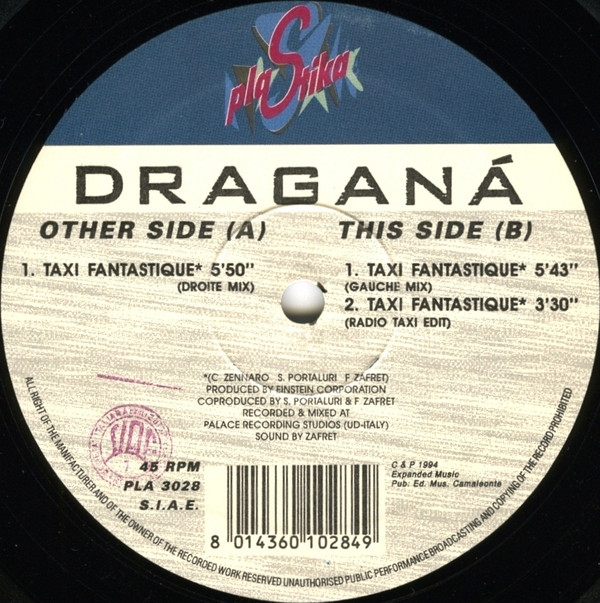 Draganá - Taxi Fantastique | Plastika (PLA 3028) - 3 Draganá - Taxi Fantastique | Plastika (PLA 3028) - 3