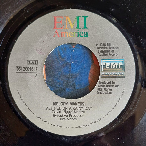 The Melody Makers - Met Her On A Rainy Day | EMI America (1A 006-2001617) - 4