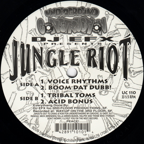 DJ EFX - Jungle Riot | Underground Construction (UC 110)