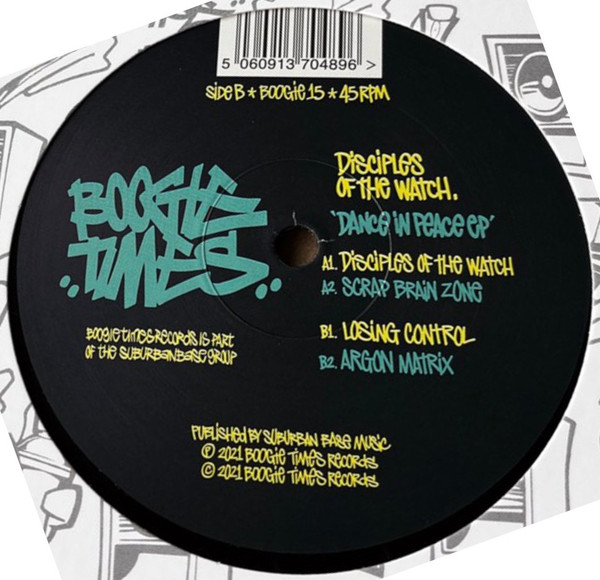 Disciples Of The Watch - Dance In Peace EP | Boogie Times Records (BOOGIE 15) Disciples Of The Watch - Dance In Peace EP | Boogie Times Records (BOOGIE 15)