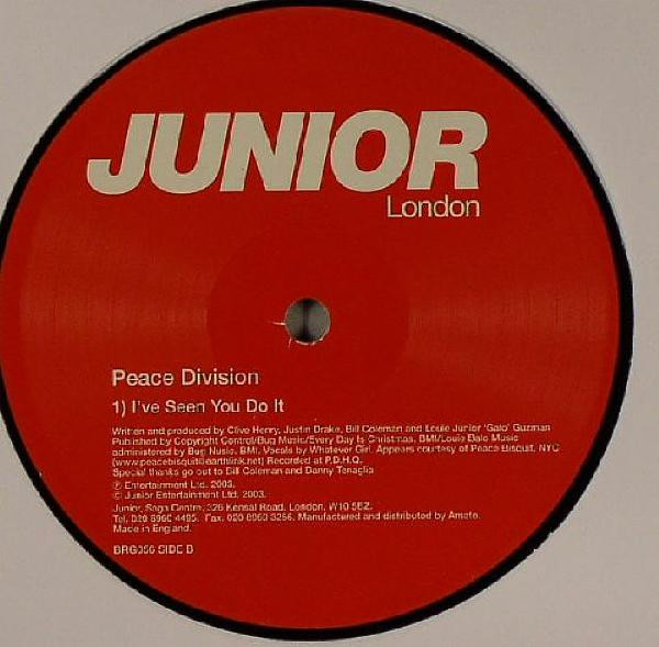 Peace Division - Wherever The Drums Take Me / I've Seen You Do It | Junior London (BRG056) - 3