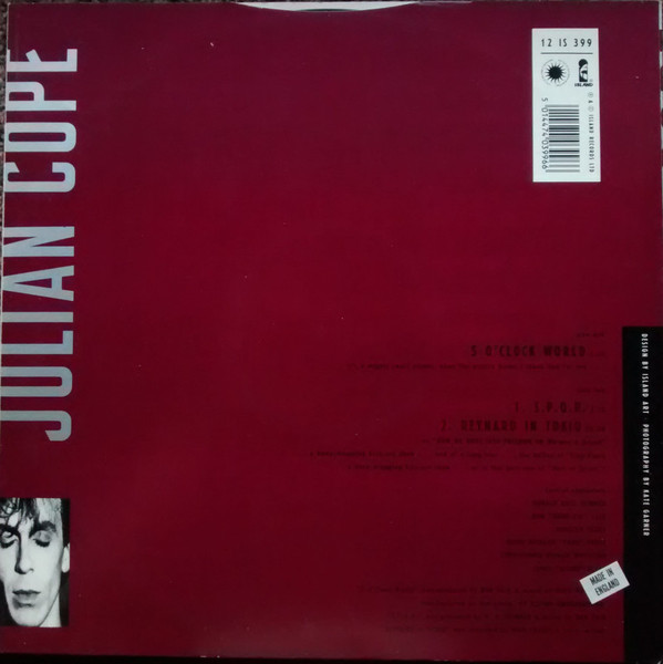 Julian Cope - 5 O'Clock World | Island Records (12 IS 399) - 2