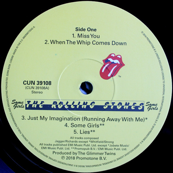 The Rolling Stones - Some Girls | Rolling Stones Records (CUN 39108) - 2 The Rolling Stones - Some Girls | Rolling Stones Records (CUN 39108) - 2